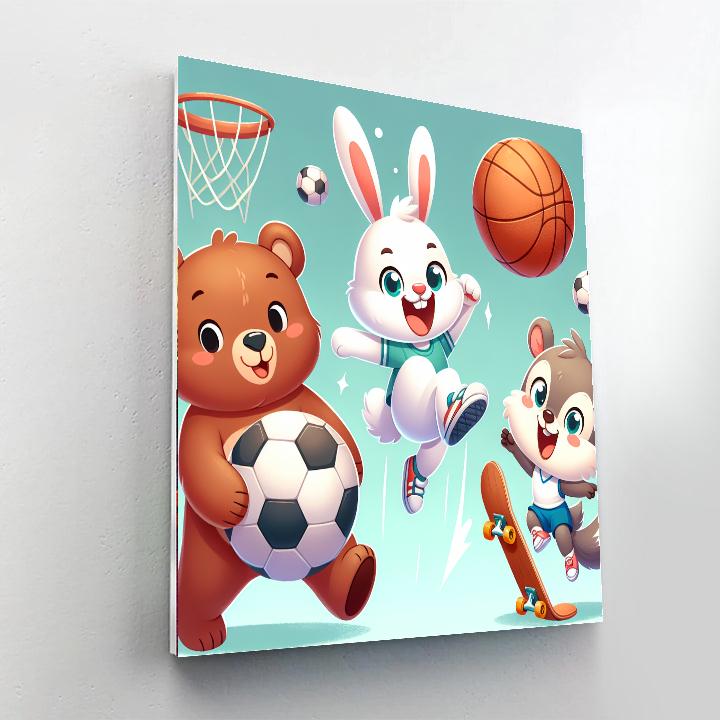 Fun Sports Adventure Paint By Number