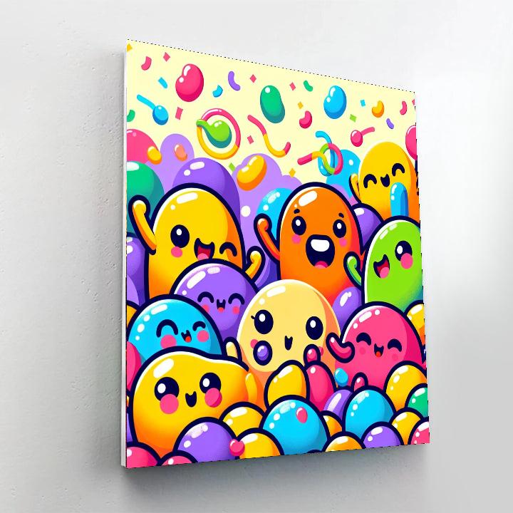 Jolly Jellybean Jubilee Numbered Painting Kits