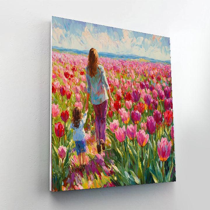 The Blossoming Journey Paint By Color