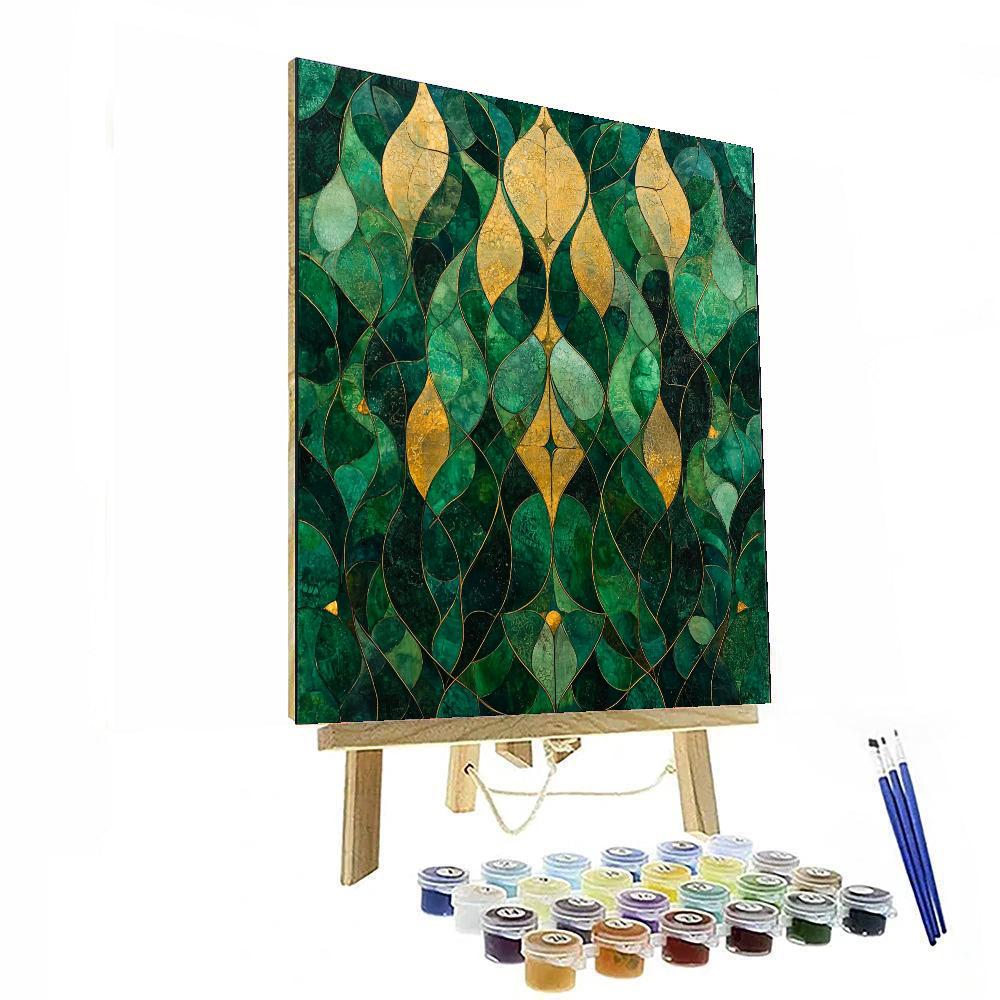 Gustav Klimt Inspired Resonant Patterns  Paint By Numbers Kits