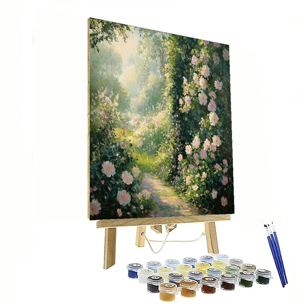 Monet Inspired Mystical Garden Serenity  Painting By Numbers Kit