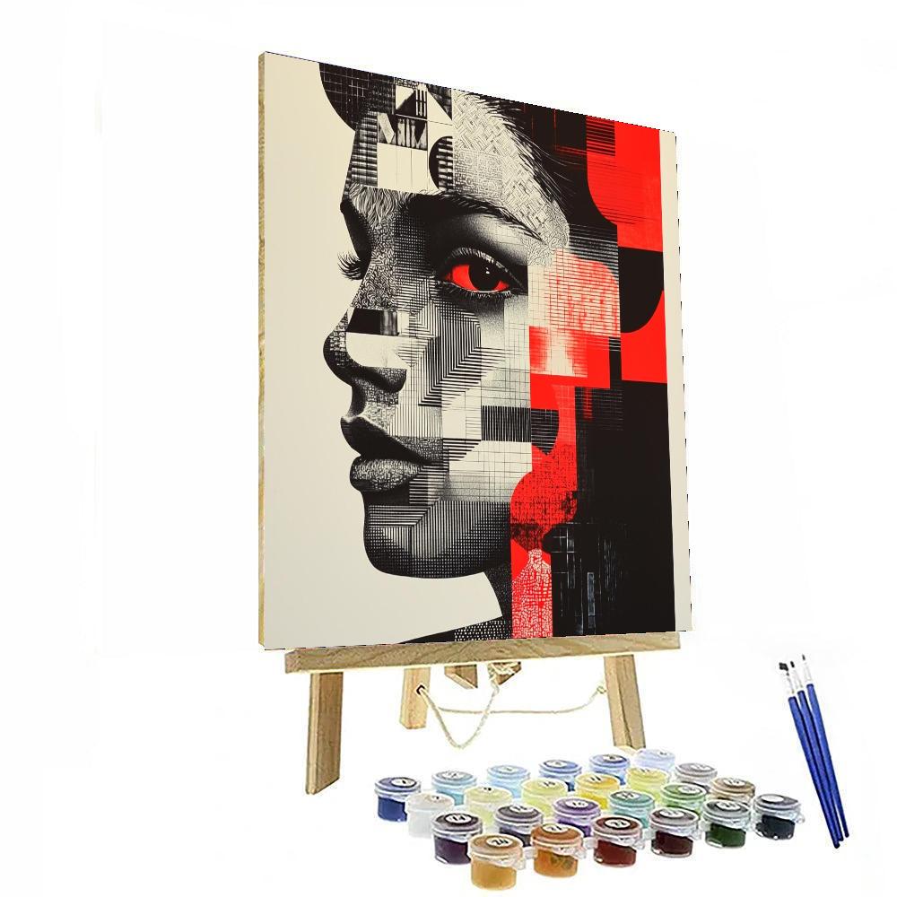 Banksy Inspired Society's Mirrors  DIY Paint By Numbers