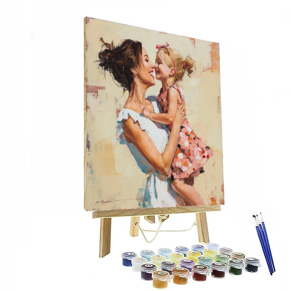 A Mother’s Heartfelt Hug Paint By Number