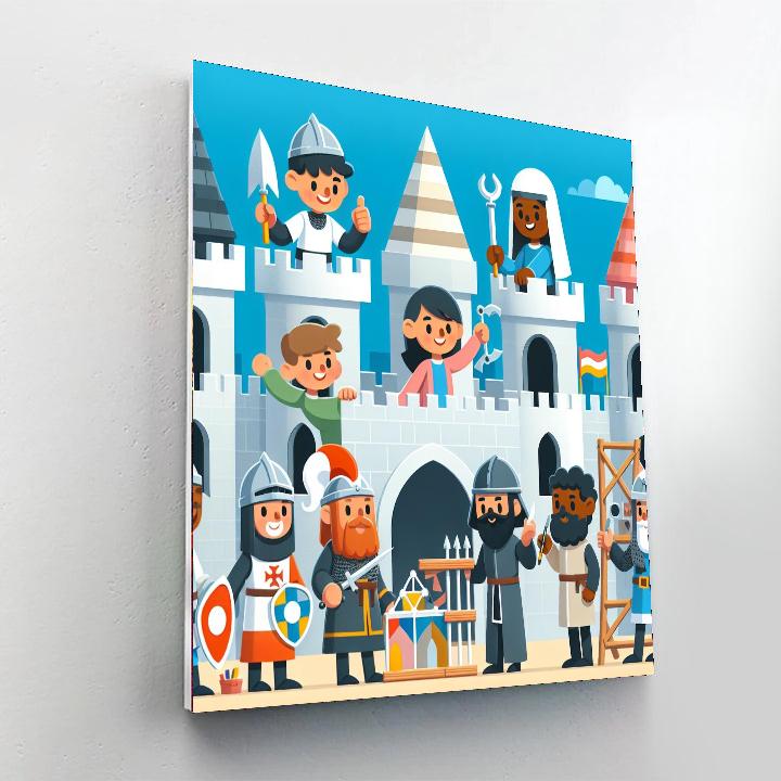 Castle Keep Number Painting