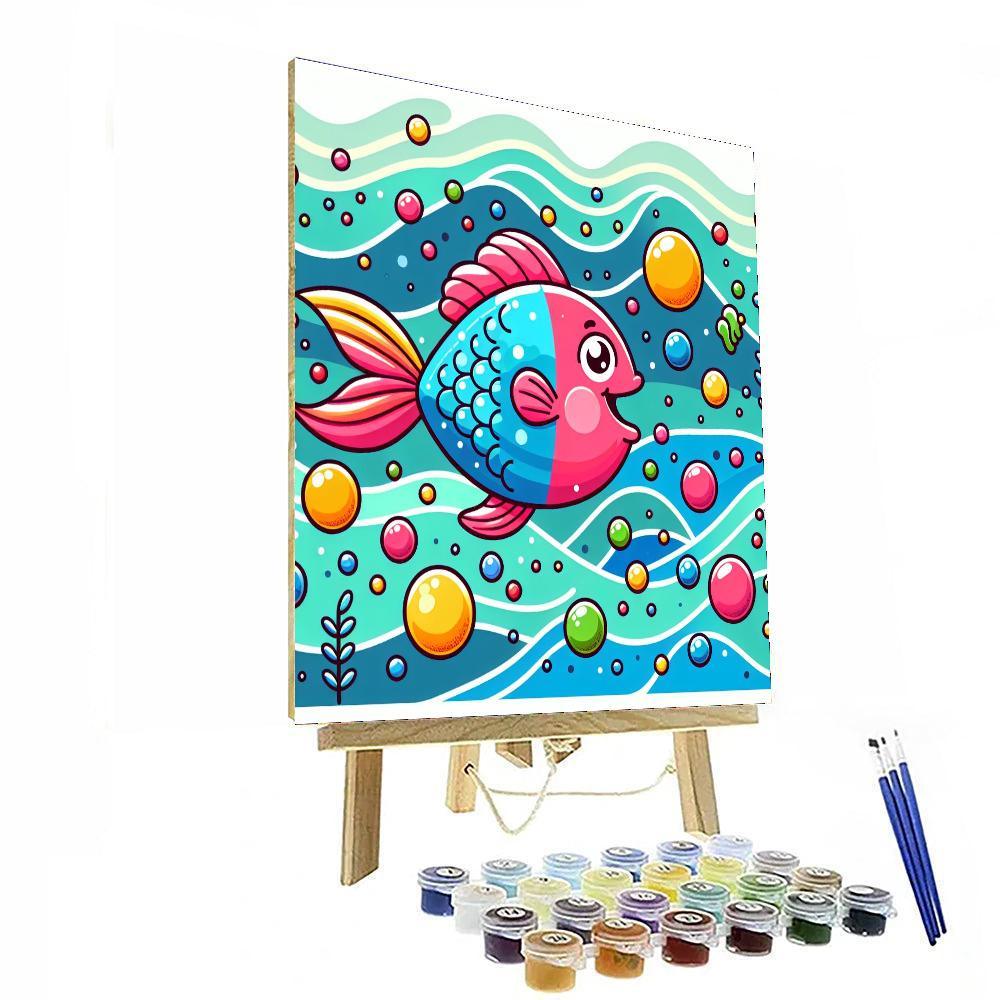 Bubbles Of Fun Painting Number Kit