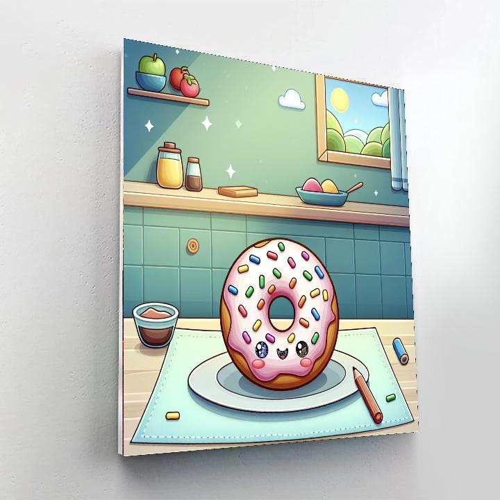 Delightful Doughnut Numbered Painting Kits