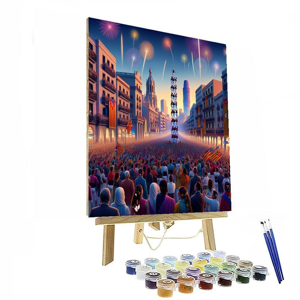 La Mercè Festival - Barcelona DIY Paint By Numbers