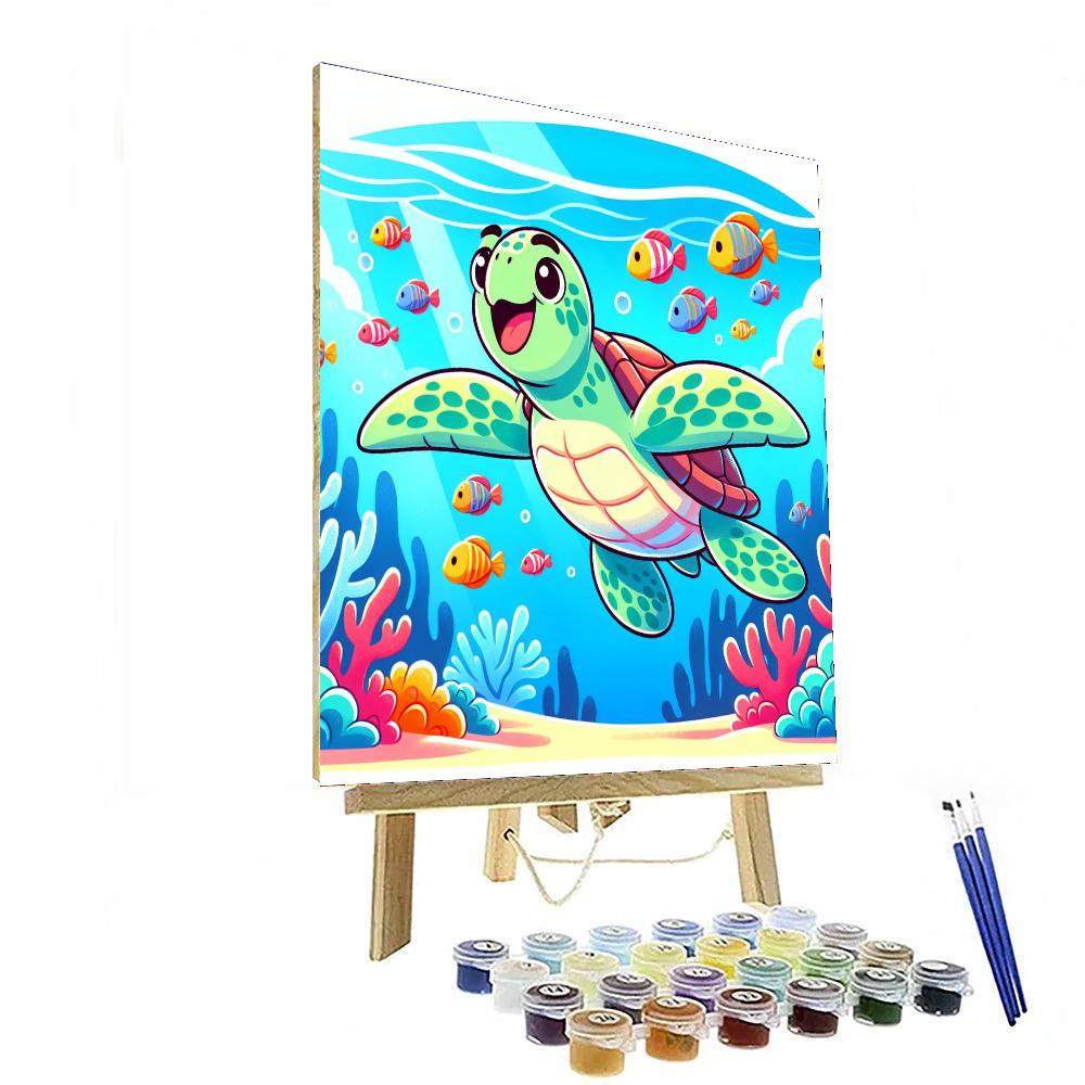 Cool Undersea Adventures Number Painting