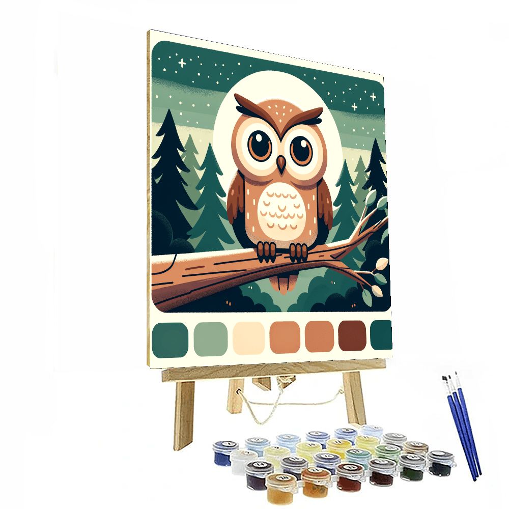 Wise Owl Adventure DIY Paint By Numbers