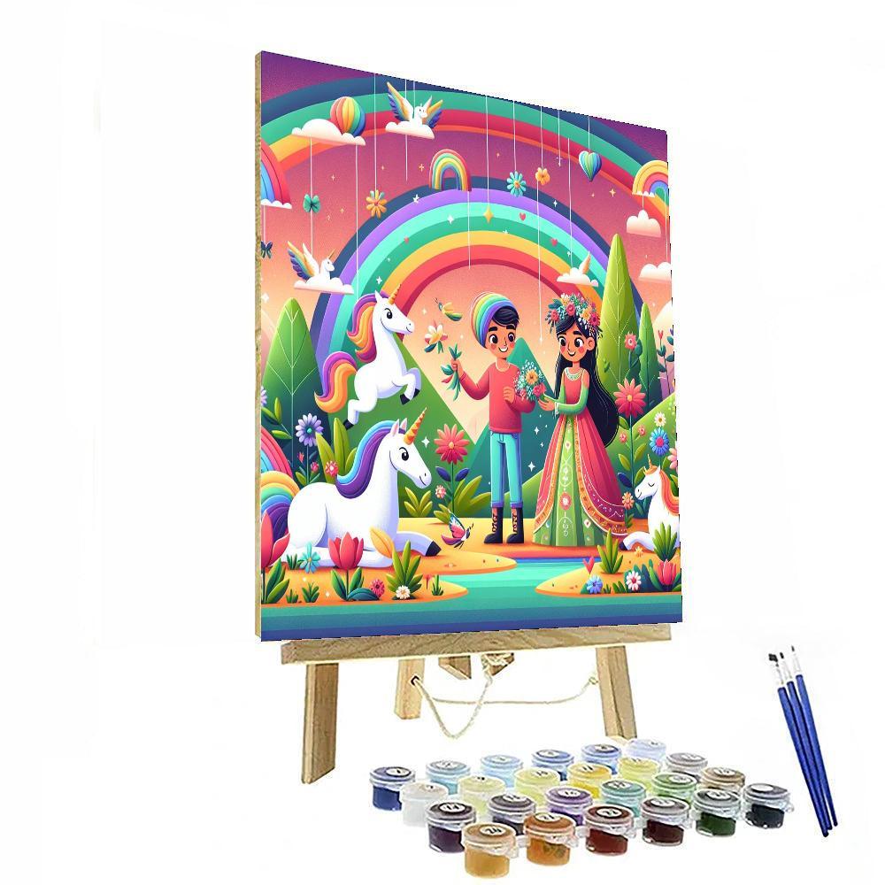 Enchanted Unicorn Adventure Paint By Number
