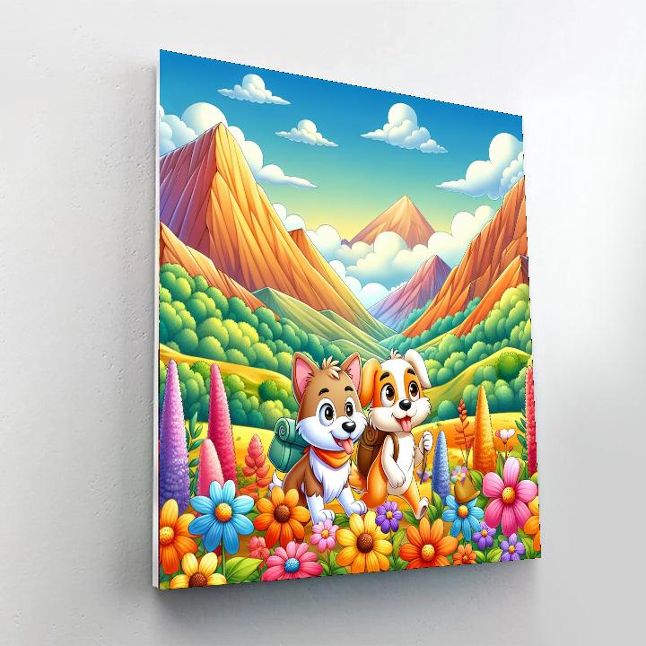 Animal Adventurers On A Quest Paint By Number