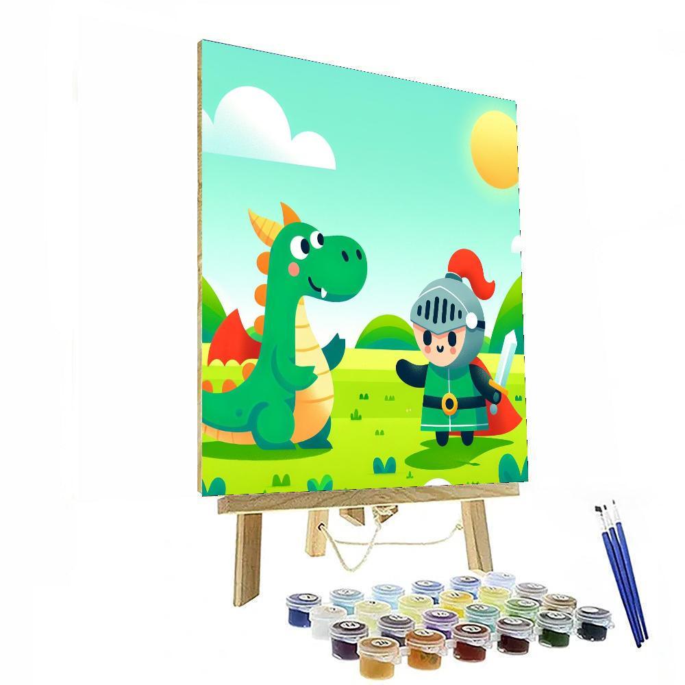 Dragon Kingdom Quest DIY Paint By Numbers