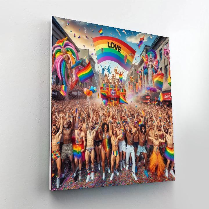 Montreal Pride Festival Painting By Numbers Kit