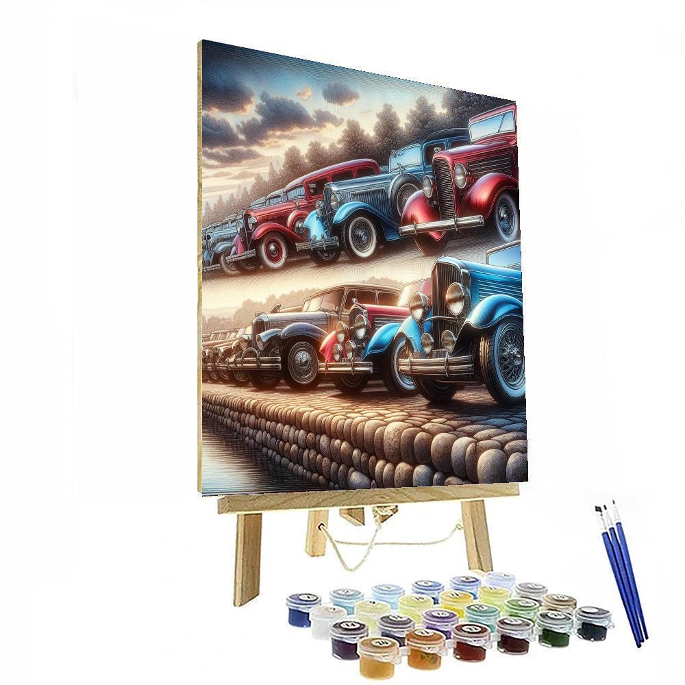 Timeless Classic Cars - DIY Painting By Numbers Kit – Artistry Rack
