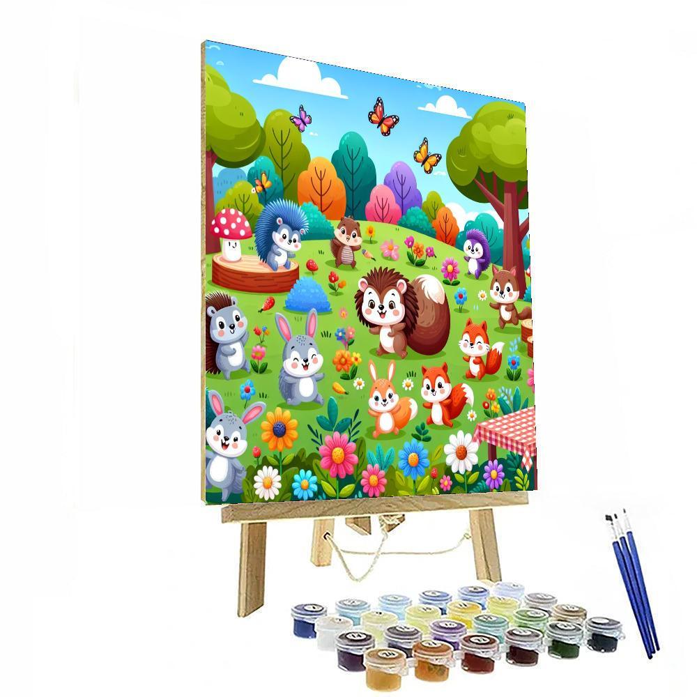 Charming Critter Colony Paint By Color