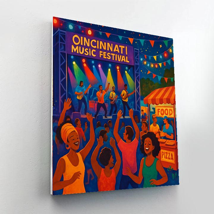 Cincinnati Music Festival - United States Paint By Numbers Kits