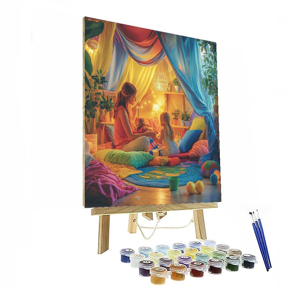 Building Forts Of Fun Numbered Painting Kits