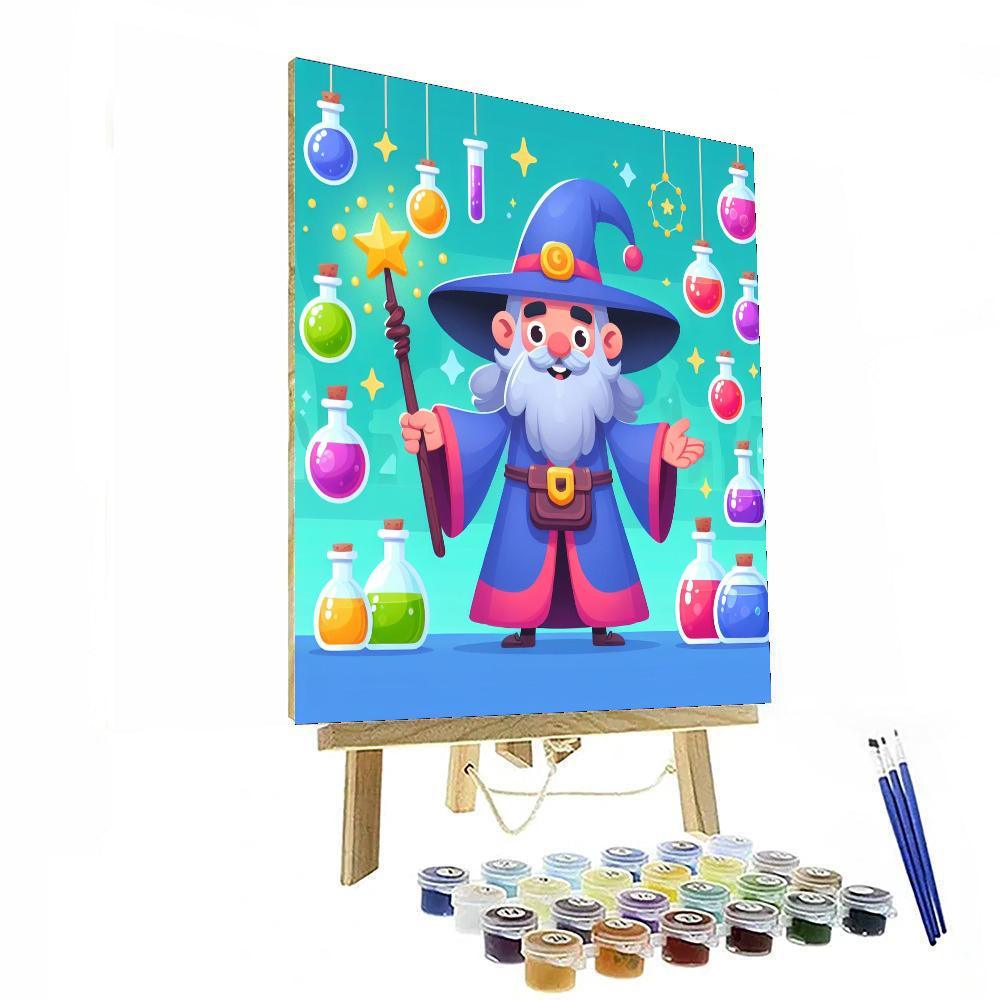 Magic Wizard's Realm DIY Paint By Numbers