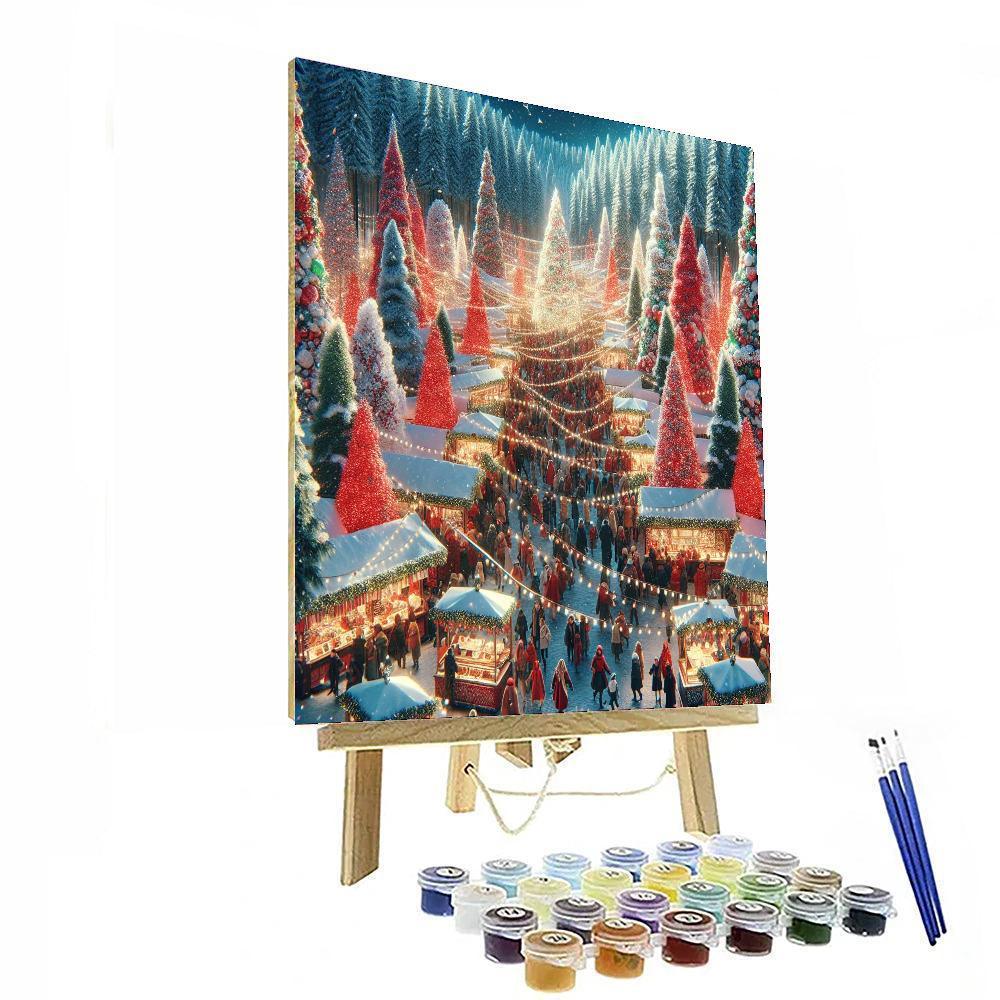 Merry Winter Festivities Paint By Number