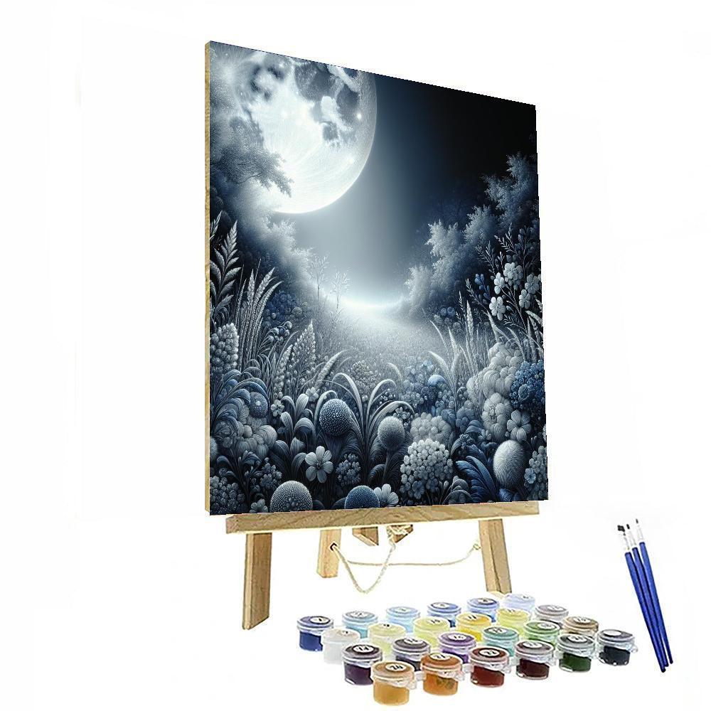 Moonlit Garden Stroll - DIY Painting By Numbers Kit – Artistry Rack