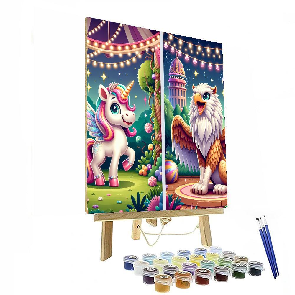 Fantasy Zoo Extravaganza Number Painting