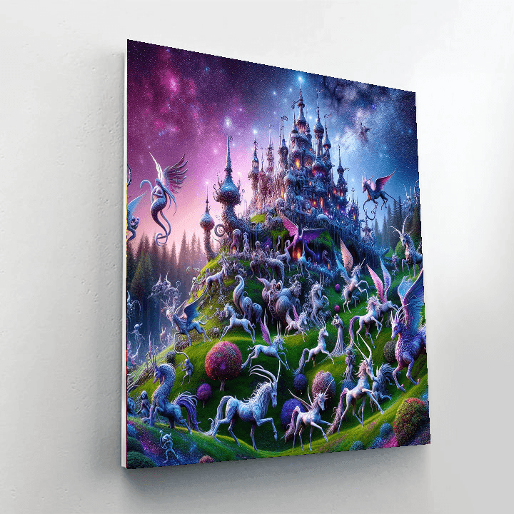 Magic Castle Illusions DIY Paint By Numbers