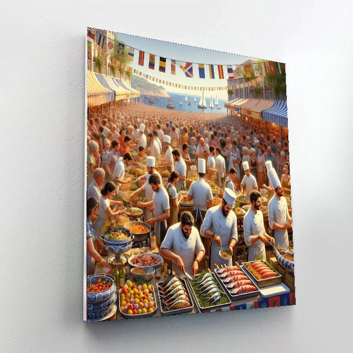 Tuna Festival Painting By Numbers Kit