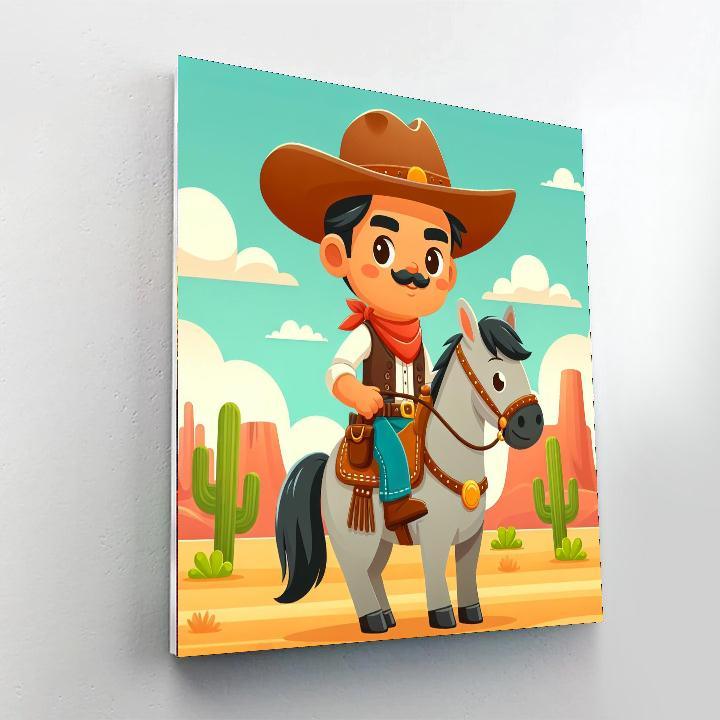 Wild West Journey Paint By Color