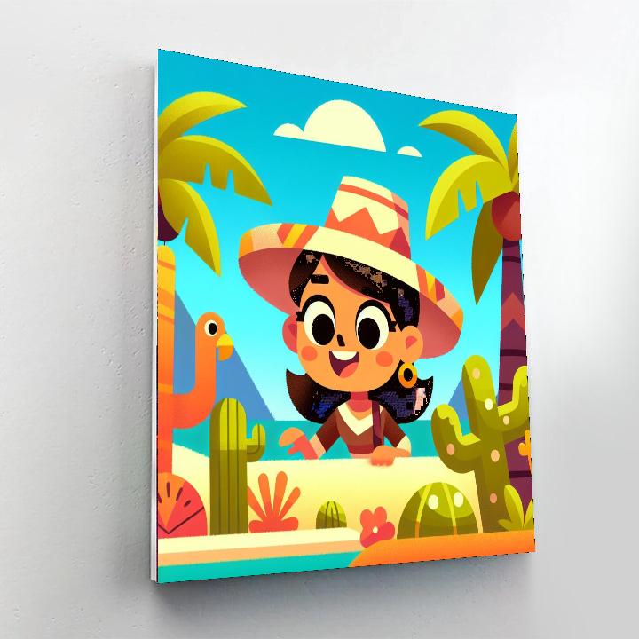 Mystical Island Adventure Paint By Numbers Art