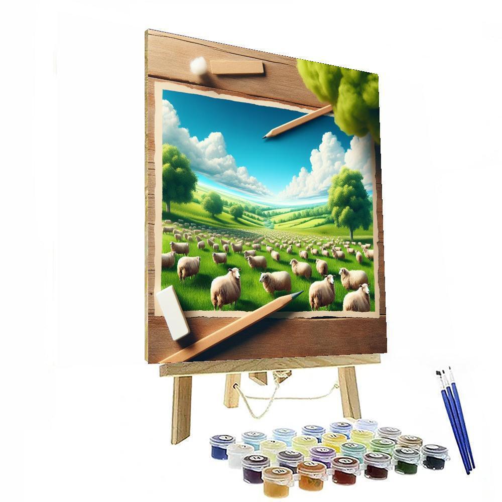Pastoral Summer Scene Paint By Numbers Kits