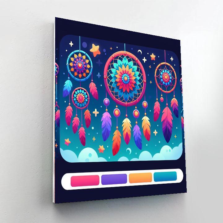 Mystical Dream Catchers Numbered Painting Kits