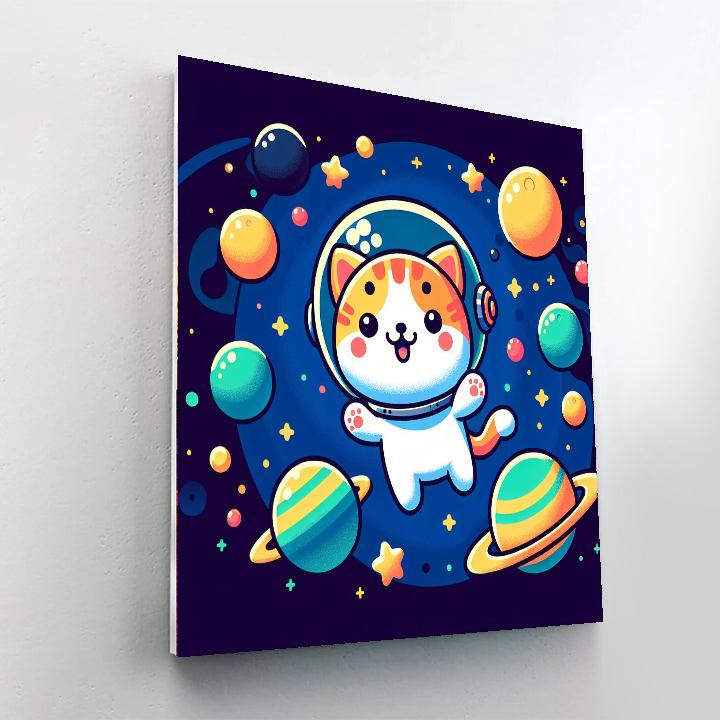 Cosmic Cat Paint By Numbers Kits