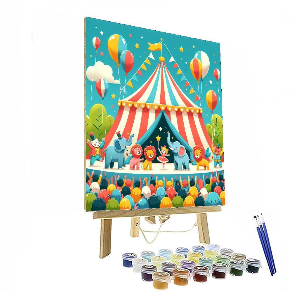 Magic Circus Adventure DIY Paint By Numbers