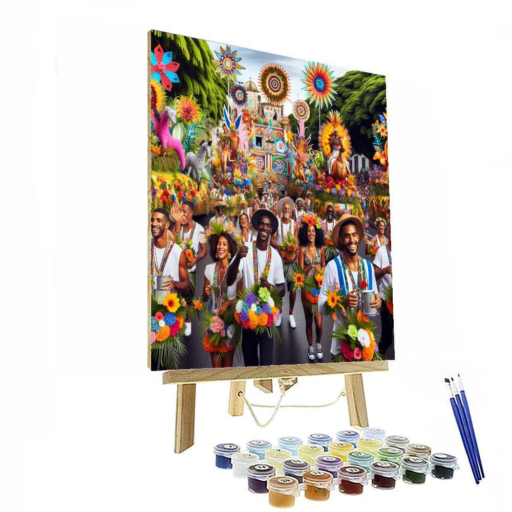 La Feria De Las Flores Painting By Numbers Kit