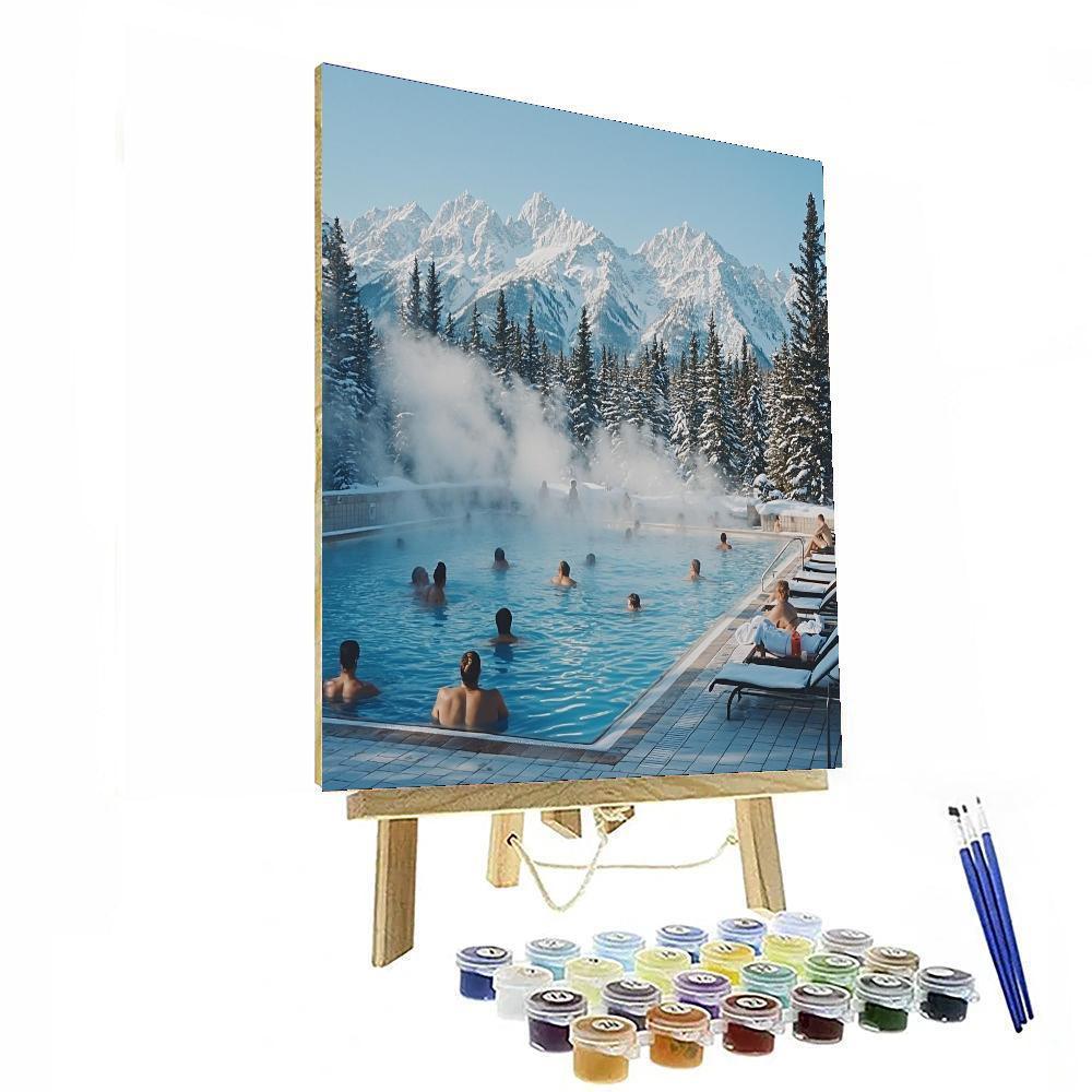 Banff Hot Springs - Canada Numbered Painting Kits