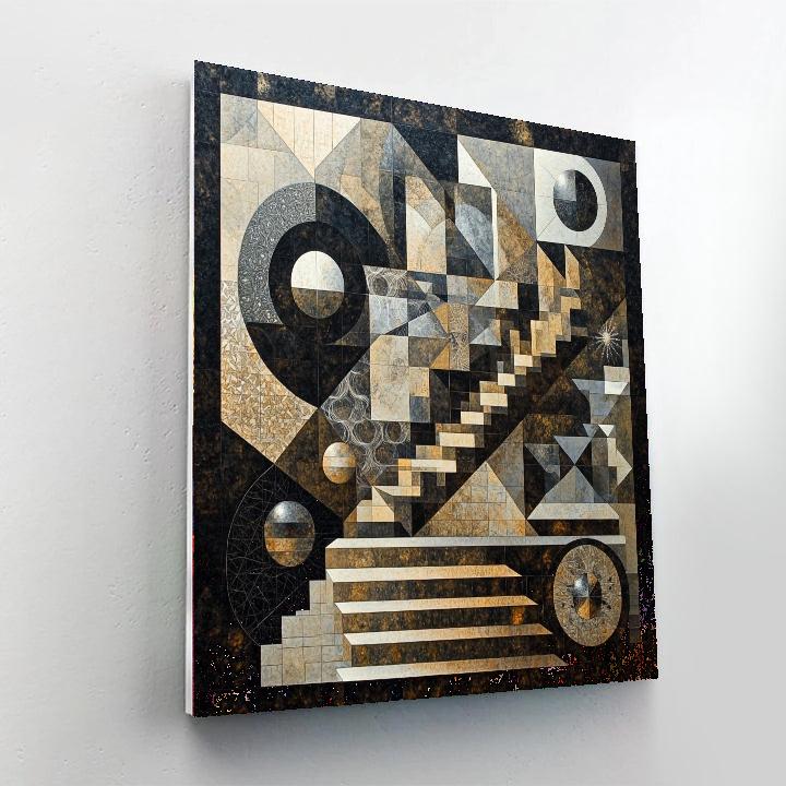 M.C. Escher Inspired Symmetry In Chaos  Paint By Numbers