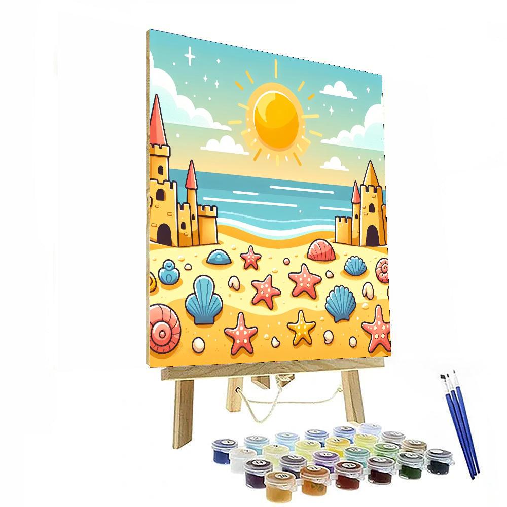 Sunshine Beach Day Paint By Numbers Kits