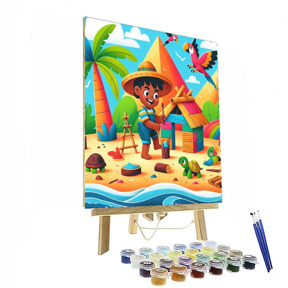 Island Survival Quest Paint By Numbers Kits