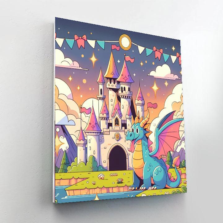 Magic Castle Fantasy Paint By Number