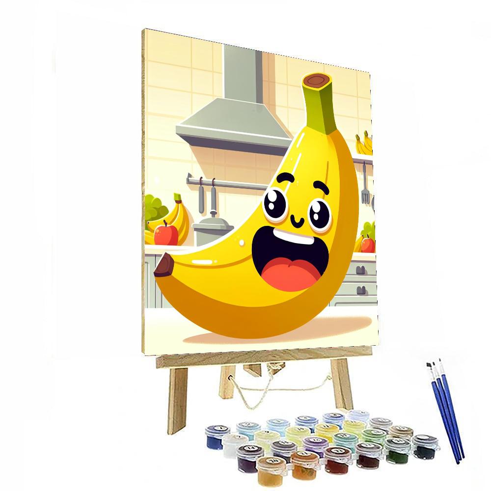 Silly Banana Painting By Numbers Kit