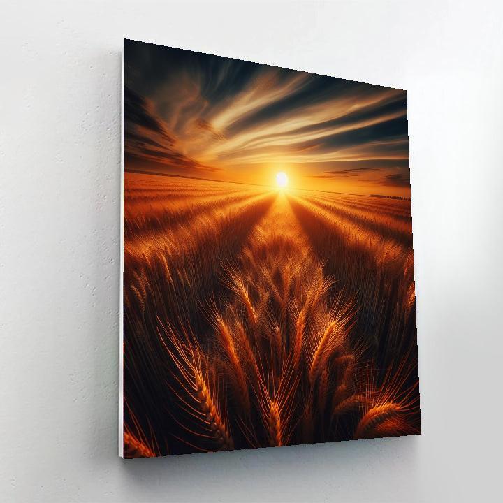 Golden Field Wanderlust DIY Paint By Numbers