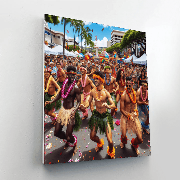 Aloha Festival - Hawaii, Usa Number Painting