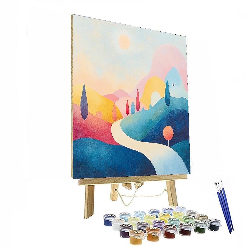 Paul Klee Inspired Ethereal Journeys  Paint By Number