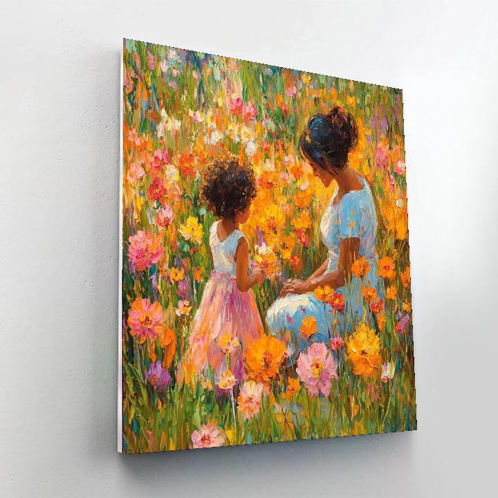 The Garden Of Hugs Painting Number Kit
