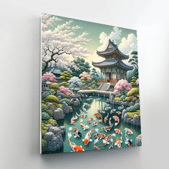 Eastern Tranquility DIY Paint By Numbers