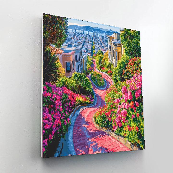 Lombard Street Numbered Painting Kits