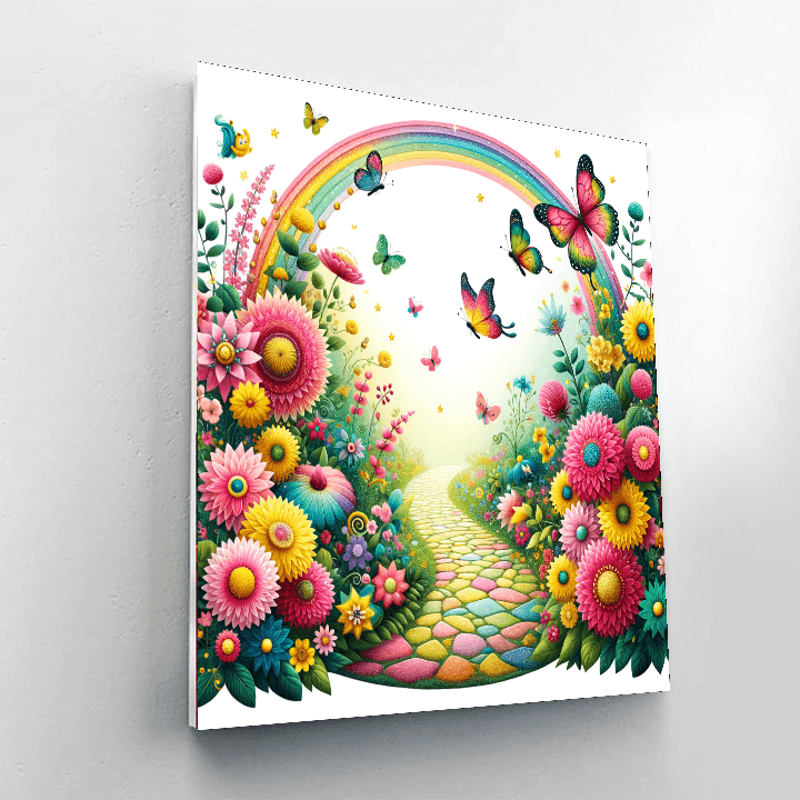 Fantasy Garden Pathway Numbered Painting Kits