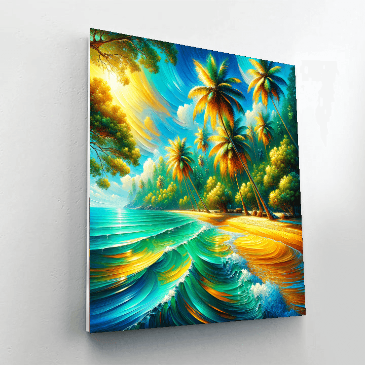 Fantasy Island Getaway Numbered Painting Kits