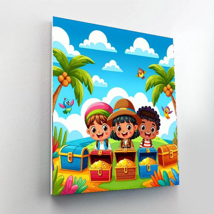 Super Daring Explorers Painting Number Kit