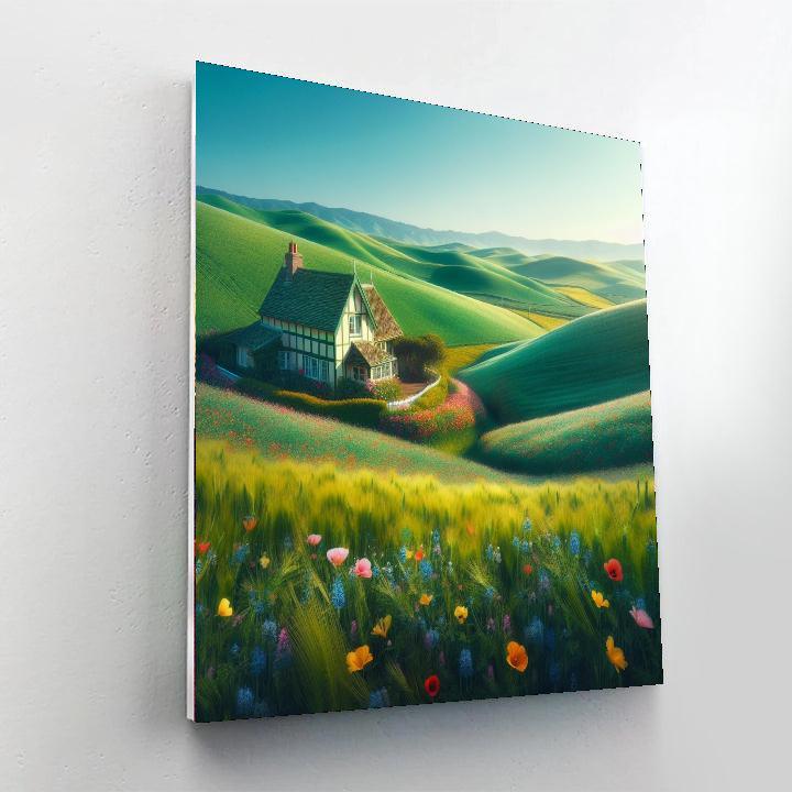 Charming Countryside Delight Painting By Numbers Kit